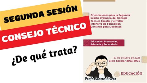 De Qu Tratan Las Orientaciones Para La Segunda Sesi N De Consejo