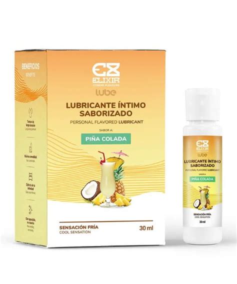 Lubricante Caliente Saborizado Elixir X30 ml Piña Colada Tienda Sex