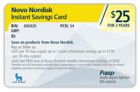 NovoCare | Savings Card for Fiasp® (insulin aspart injection) 100 U/mL