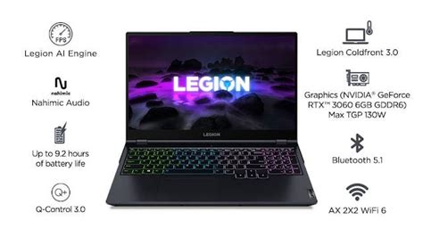 Lenovo laptop — Legion 5 15ACH6 — specs and other details | by ...