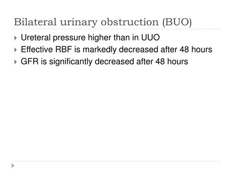 Ppt Urinary Tract Obstruction Powerpoint Presentation Free Download Id 1416458