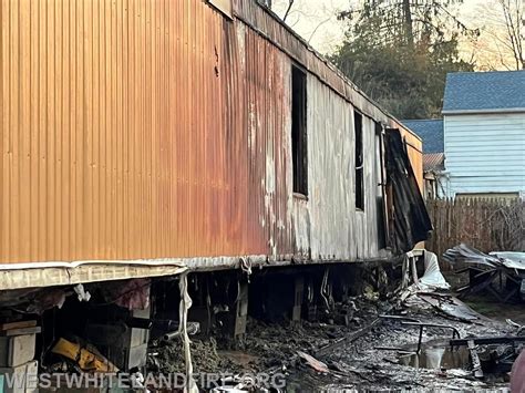 Mobile Home Fire In Uwchlan Township West Whiteland Fire Company