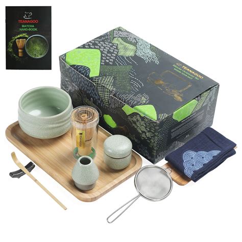 Amazon TEANAGOO Matcha Whisk Set 10 Pcs Matcha Set Matcha Kit For