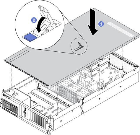 安裝上蓋 Thinksystem Sr670 V2 Lenovo Docs
