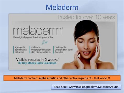 Alpha Arbutin In Meladerm Skin Lightening Cream Review Learn More Ab