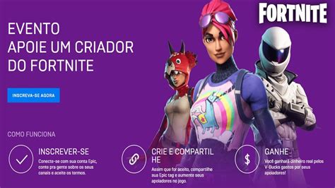 Como Se Tornar Um Criador No Fortnite Youtube