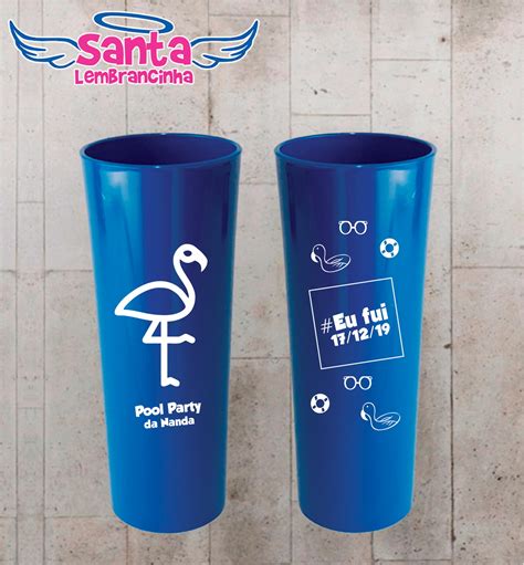 Copo Long Drink Anos Pool Party Elo Produtos Especiais