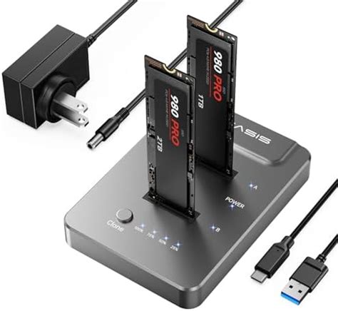 Amazon Acasis Nvme M Duplicator Dual Bay Offline Clone Usb C To