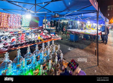 A Night Market In Kota Kinabalu Sabah Malaysia Stock Photo Alamy