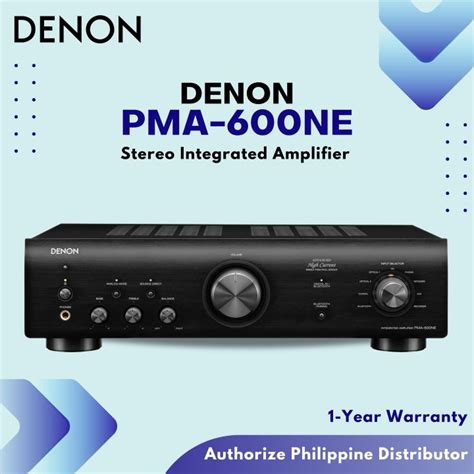 Denon PMA 600NE Stereo Integrated Amplifier With Built In Bluetooth