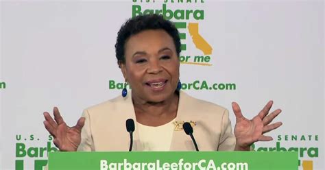 Us Rep Barbara Lee Formally Kicks Off Senate Campaign In Oakland