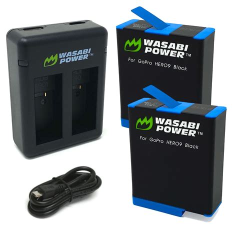 Wasabi Power Battery Pack And Dual Charger For Gopro Hero Black