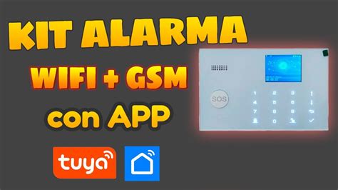 Kit De Alarma Wifi Gsm Con App Tuya Smart Y Smart Life Sin Cuotas De