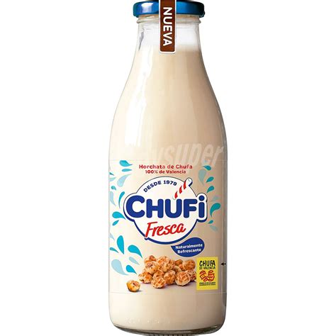 Chufi Horchata De Chufa Fresca Chufi Sin Gluten Sin Lactosa Botella 750 Ml