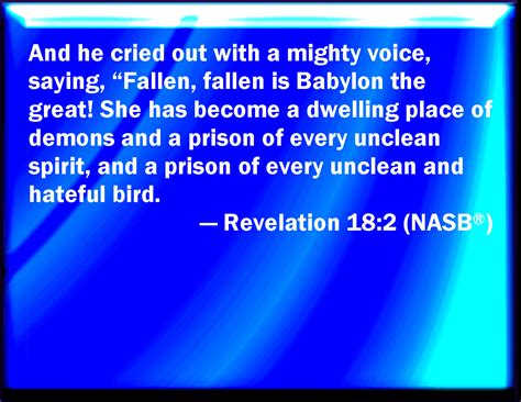 Revelation And He Cried Mightily With A Strong Voice Saying