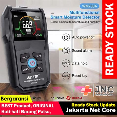 Jual Moisture Meter Mestek WM700A Pinless Wood Concrete MC Tester ...