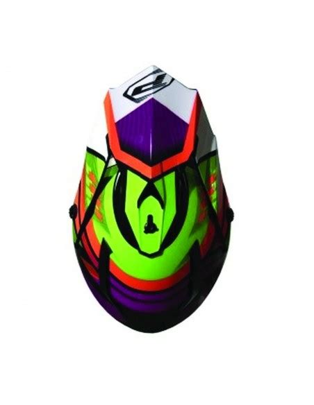 Casco Fuoristrada Motocross Progrip 3191 Turquoise Yell Fluo