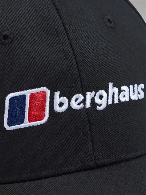 Berghaus Black Logo Recognition Cap Designerwear Hassle Free Returns