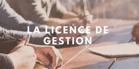 La Licence Gestion Matières Débouchés Conseils… Thotis