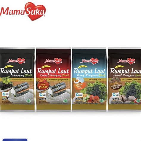 Jual Rumput Laut Panggang Mama Suka Complete Package Pcs Shopee