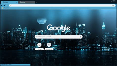 Blue City Chrome Theme ThemeBeta