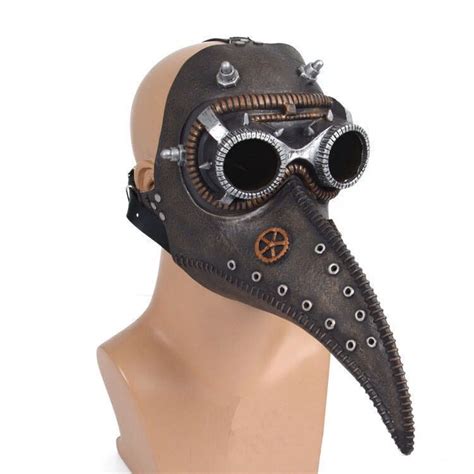 Halloween Mask Steam Beak Party Mask Crow Play Horror Cos Plague Doctor