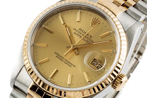 Rolex Datejust Stahl Gold Automatik Kal 3135 Ref 16233 2207730