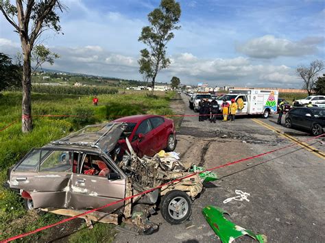 Accidente en la Toluca Zitácuaro 4 muertos