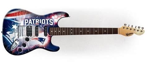 Woodrow Northender New England Patriots Electric Guitar Guitar Studio