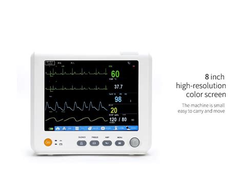 China Medical Intensive Care Multipara ECG Heart Rate Patient Monitor