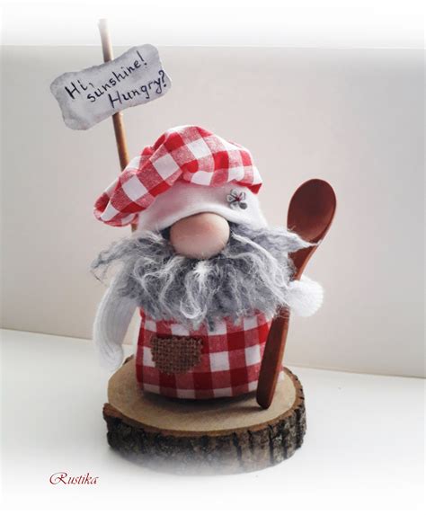 Chef Gnome Kitchen Gnome Kitchen Decoration - Etsy