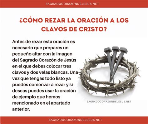 Oración a los Clavos de Cristo La Protección contra el Mal