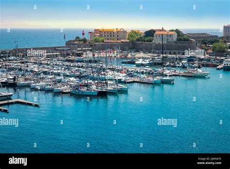 Port Of Ajaccio Corsica Island Stock Photo Alamy