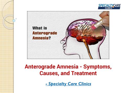 PPT Anterograde Amnesia Symptoms Causes And Treatment PowerPoint