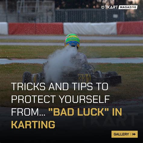 Tricks And Tips To Protect Yourself From Bad Luck In Karting