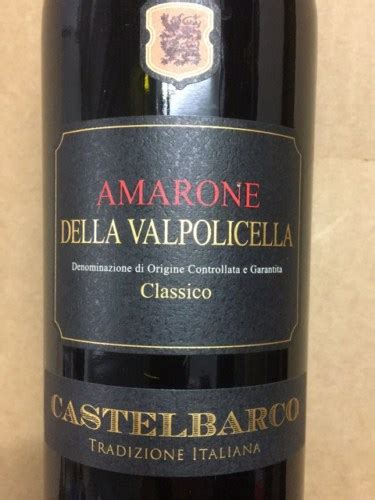 2011 Castelbarco Amarone Della Valpolicella Classico Vivino US