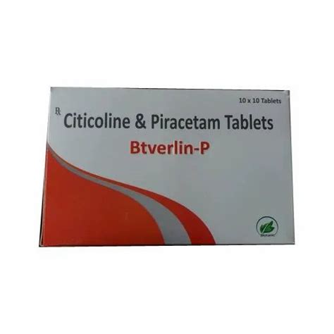 Citicoline And Piracetam Tablet Packaging Type Strip At Rs Box