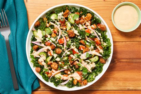 Crispy Chickpea And Kale Salad Recipe Hellofresh