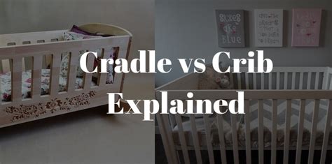 Cradle vs Crib (Differences, Size & Safety Explained) - Dad Fixes ...