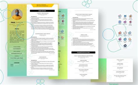 Best Figma Resume Cv Templates Yes Web Designs