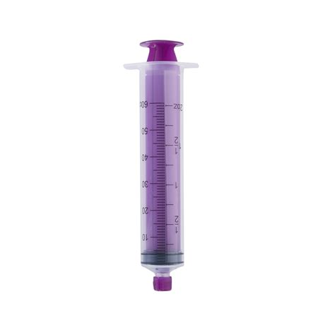 McKesson Piston Enteral Feeding Irrigation Syringe With Enfit Tip 60mL