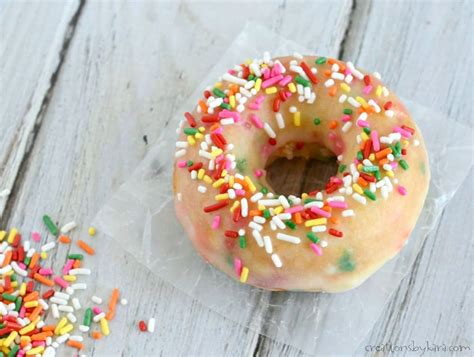 Baked Funfetti Donuts Recipe Creations By Kara