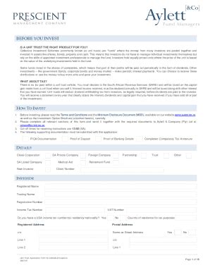 Fillable Online Unit Investment Trust Uit Definition And How To