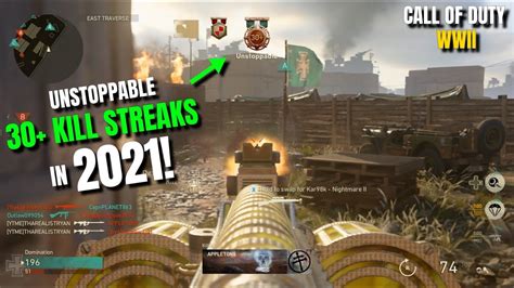 Call Of Duty Ww2 Unstoppable 30 Kill Streak Medals In 2021 Youtube