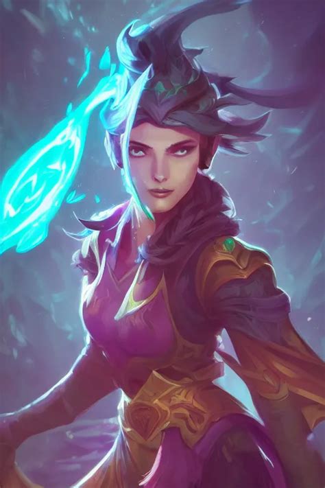 Rell League Of Legends Wild Rift Hero Champions Arcane Stable Diffusion