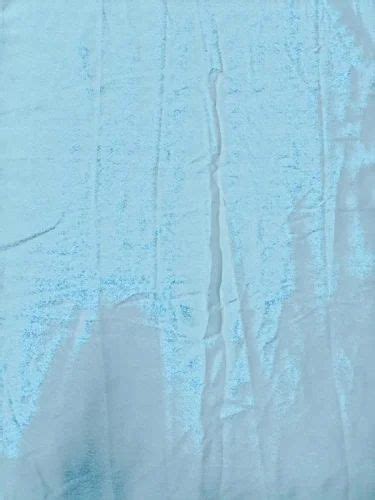 Sky Blue Butter Crepe Fabric At Rs 24 Meter Butter Crepe Fabric In