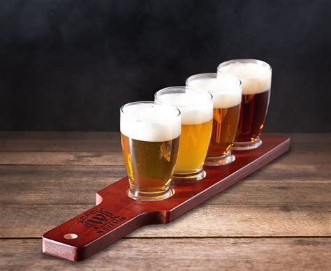 Personalized Monogram Beer Flight Board Beer Flight Set - Etsy