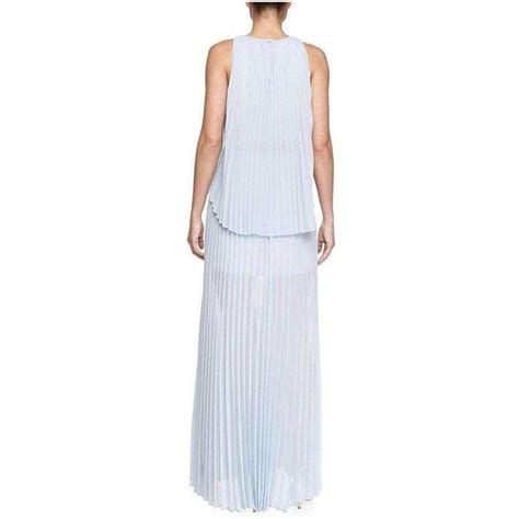 BCBGMAXAZRIA Shaina Sleeveless Pleated Midi Dress Runway Catalog