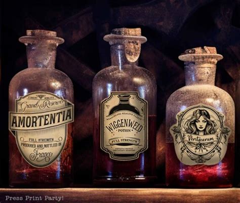 17 Must See Harry Potter Potion Label Ideas Just Like In Hogwarts