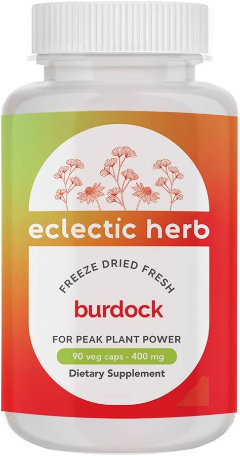 Amazon Eclectic Institute Raw Fresh Freeze Dried Non Gmo Burdock